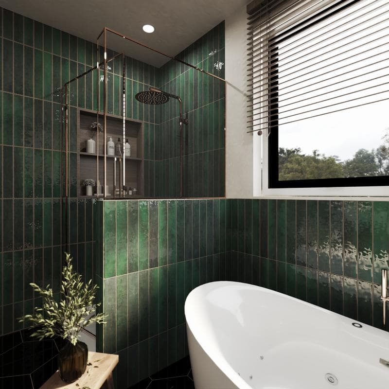 Zellige Emerald Green 2.5x16 - Image 10