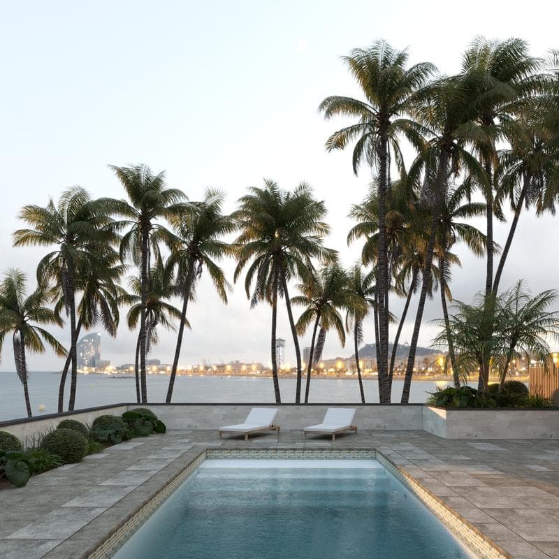 Aquabella Italian Slate Naples 1x2 Porcelain Mosaic 12"x12" Pool Tile (IS-1237) - Image 3