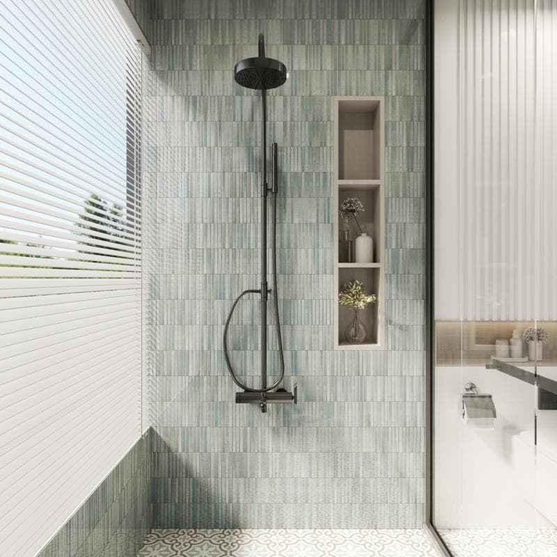 Kit-Kat Mosaics Water Glossy 4.5x9 - Image 10