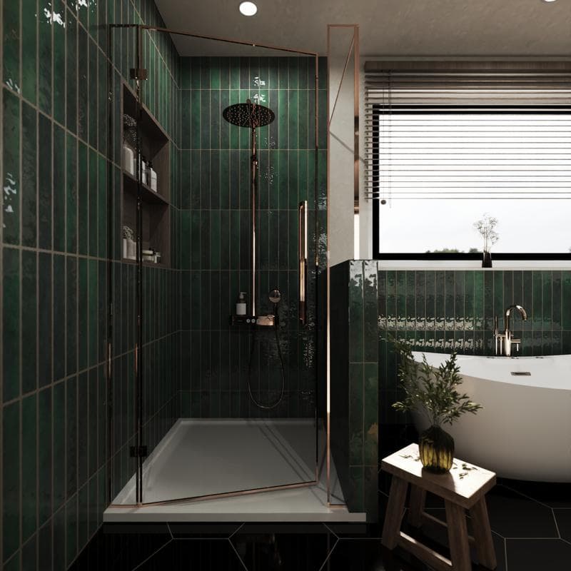 Zellige Emerald Green 2.5x16 - Image 12