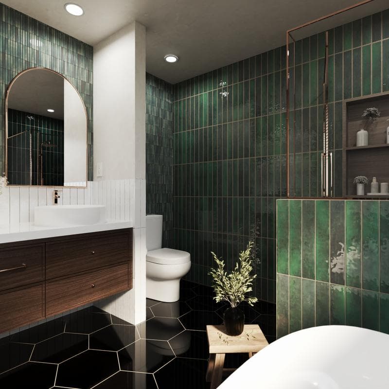 Zellige Emerald Green 2.5x16 - Image 11