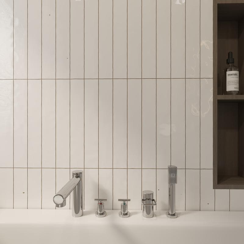 Zellige White 2.5x16 - Image 9