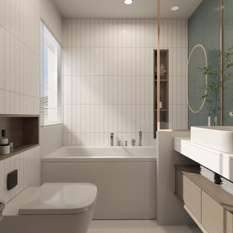 Zellige White 2.5x16 - Image 2