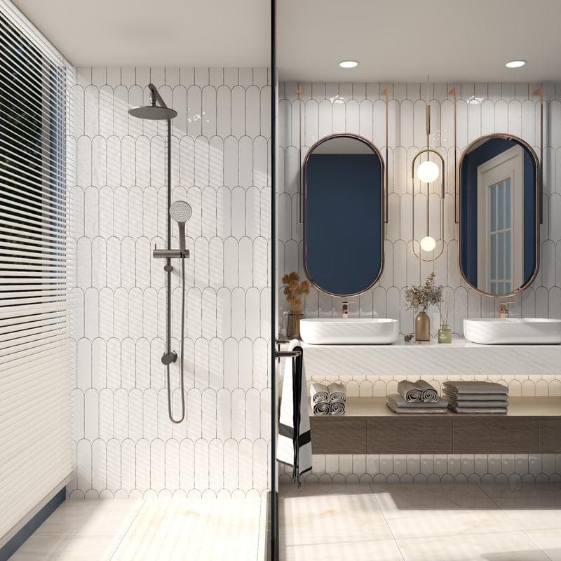 Feathers White Ice BG 3x12 - Image 10