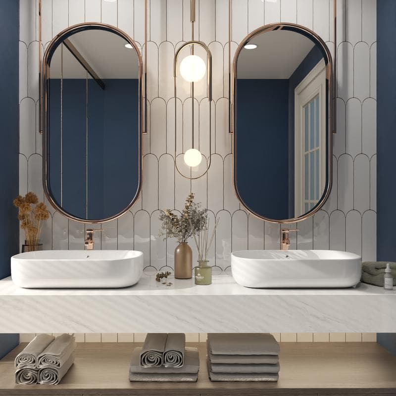 Feathers White Ice BG 3x12 - Image 2